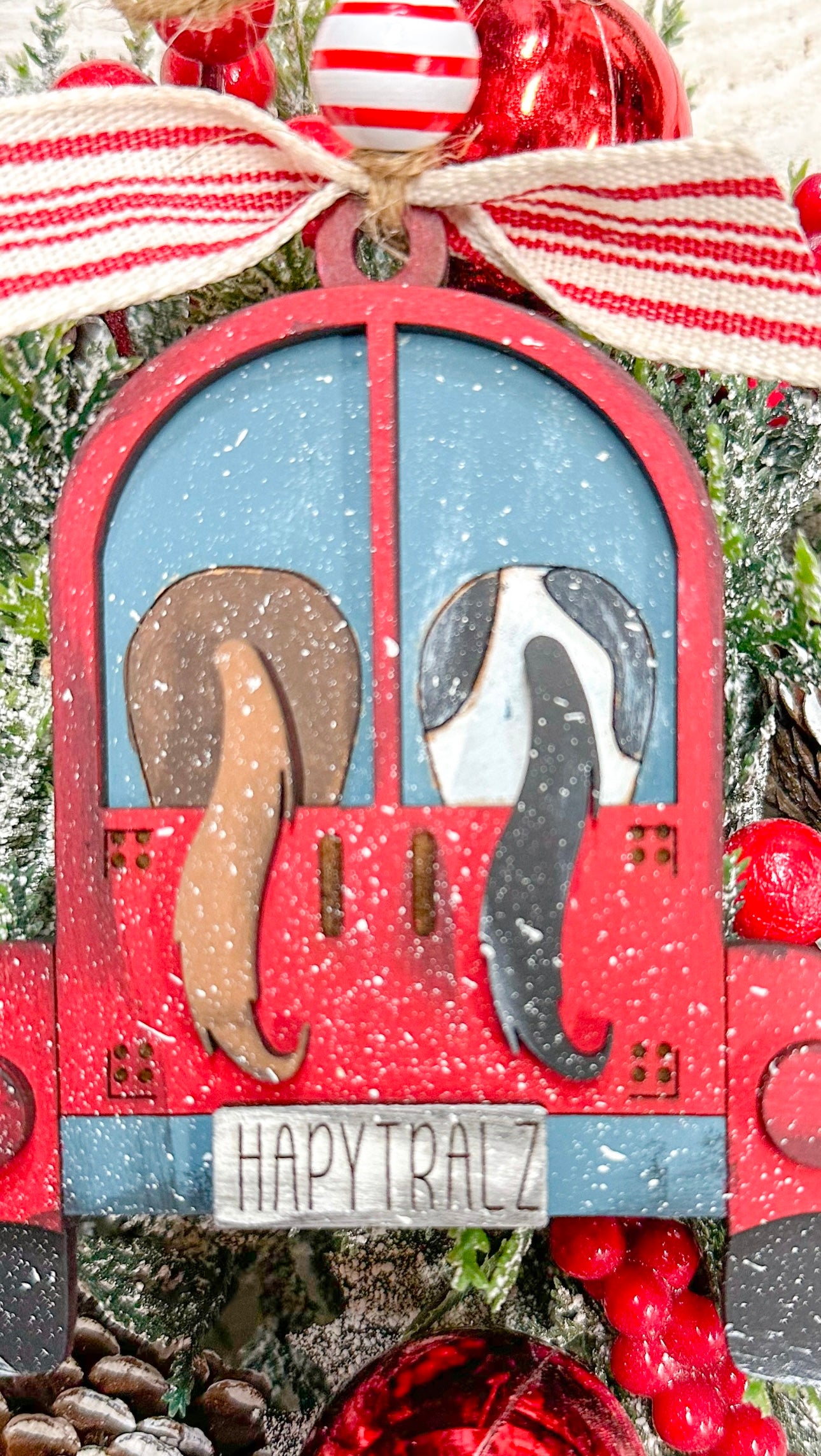 Happy Trails Horse Trailer Ornament