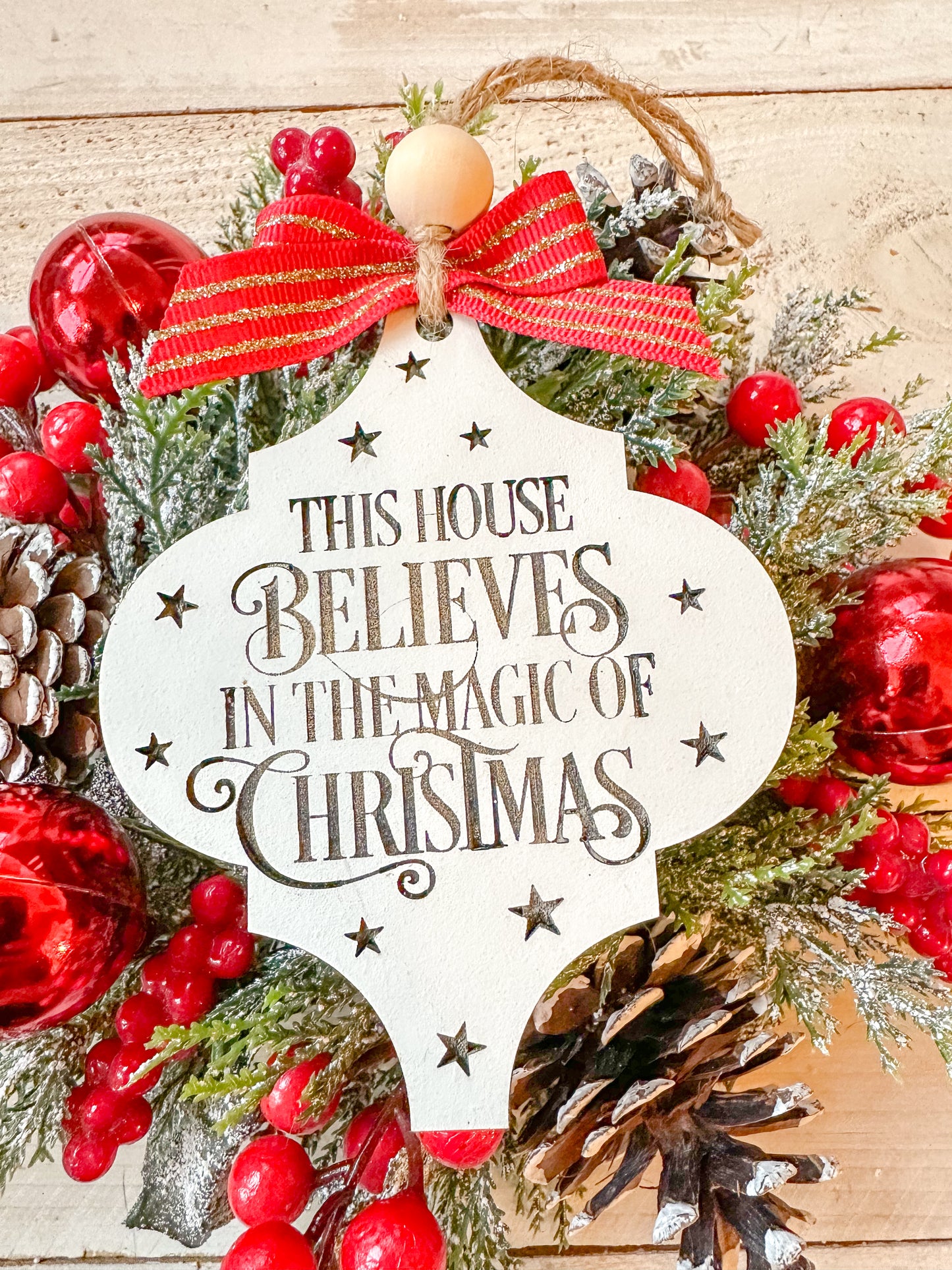 This house beliefs in the magic Christmas ornament