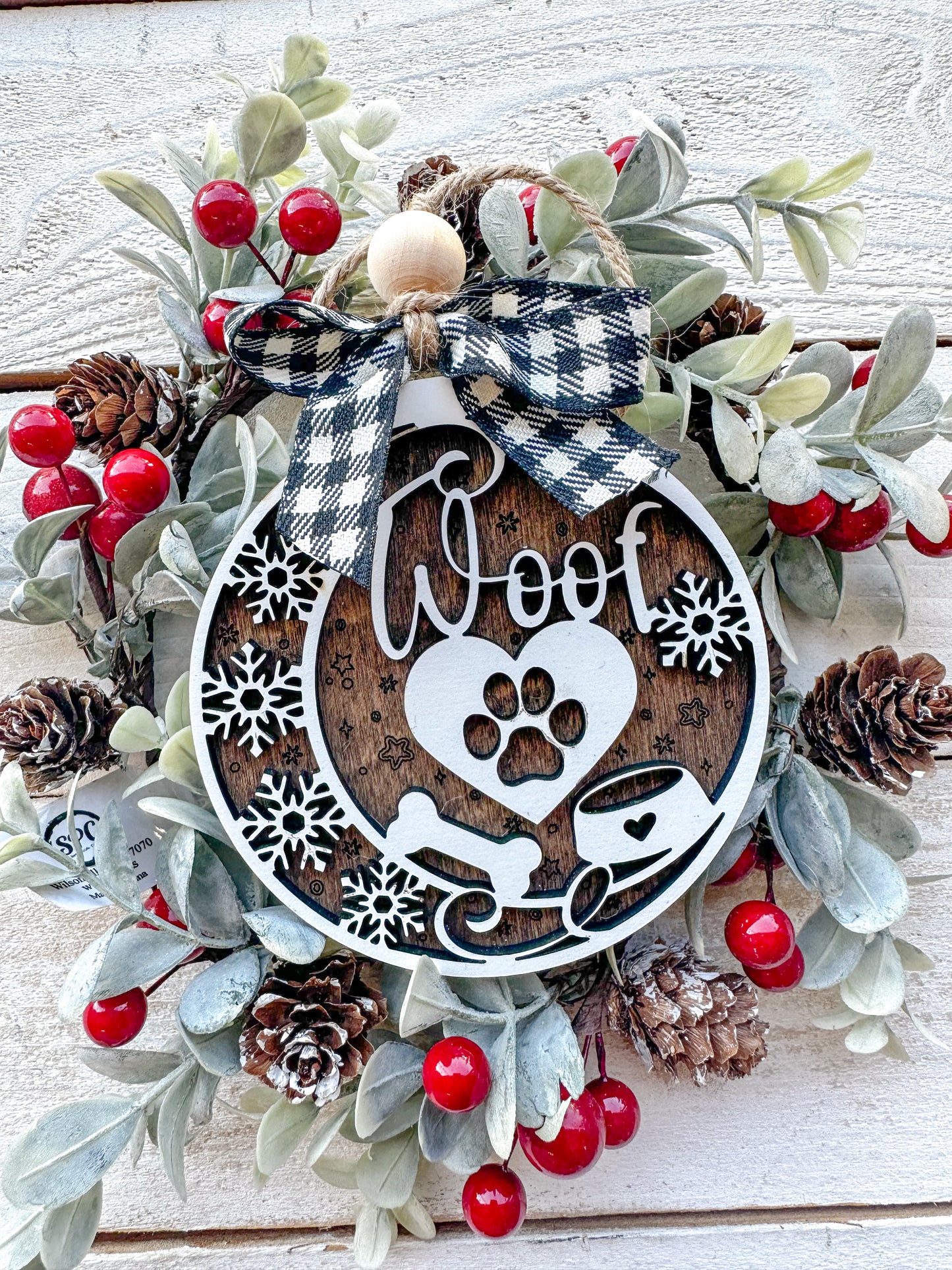 Woof Dog Ornament
