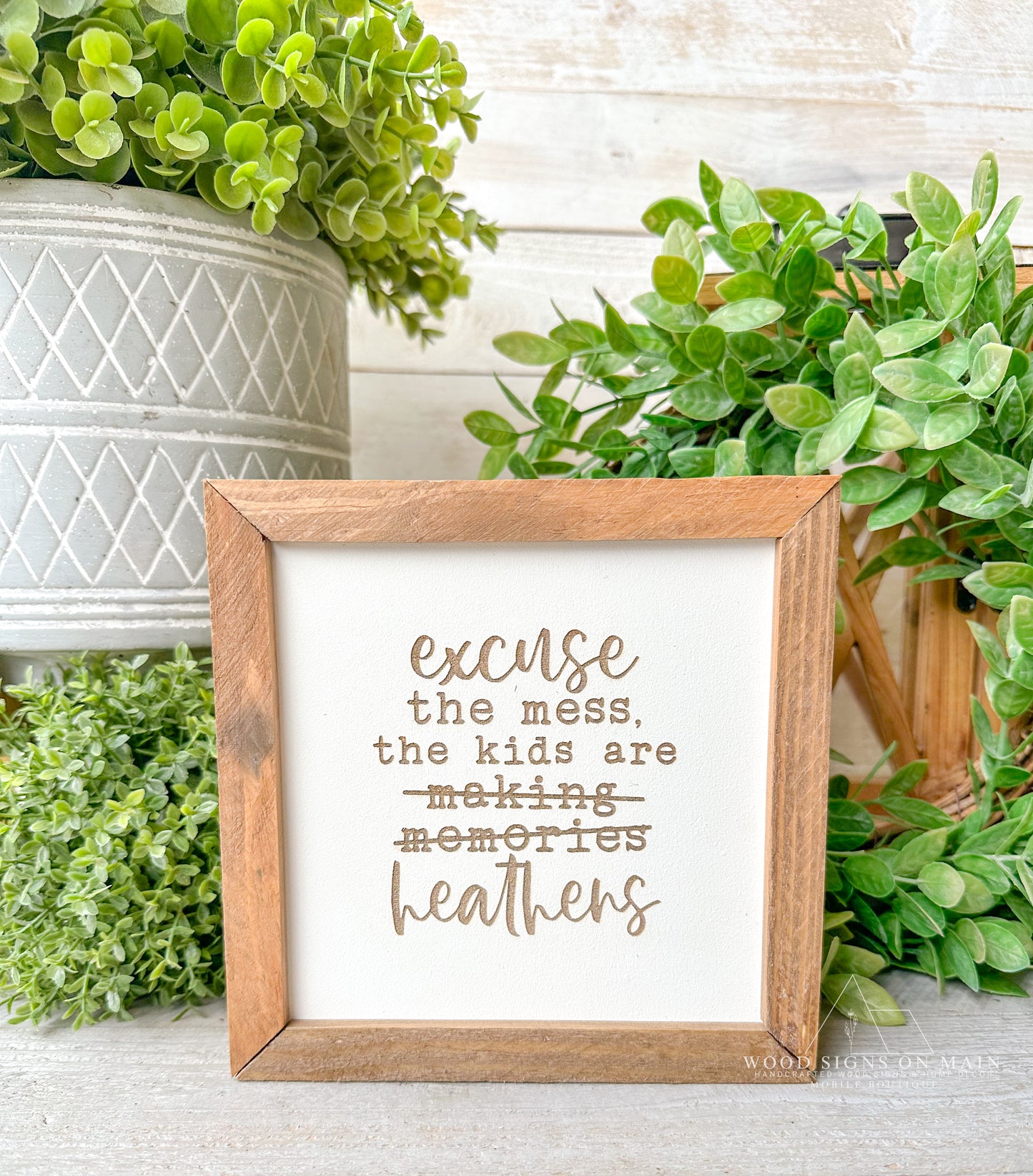 Excuse the mess, the kids are making memories