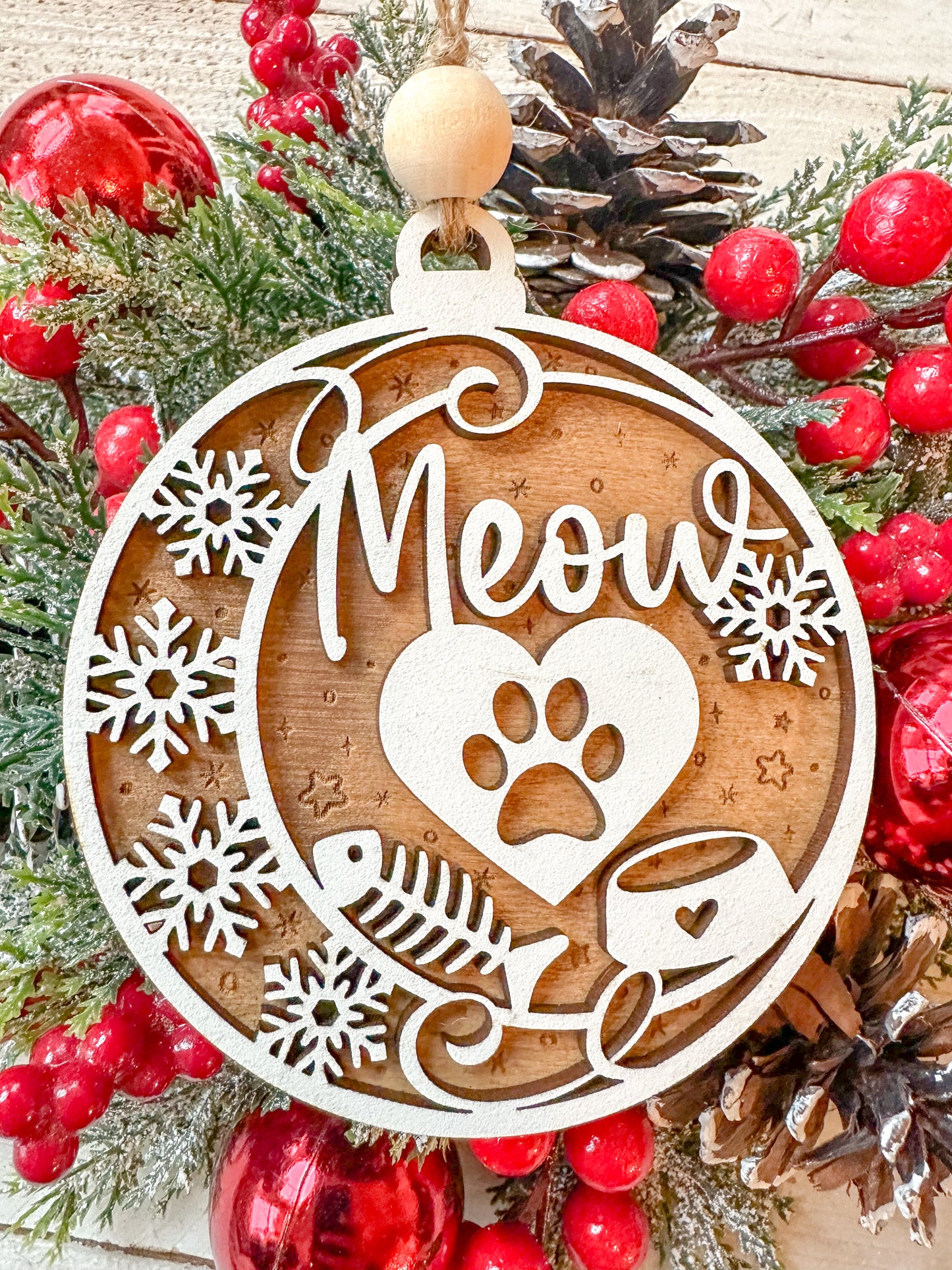 Meow Cat Ornament
