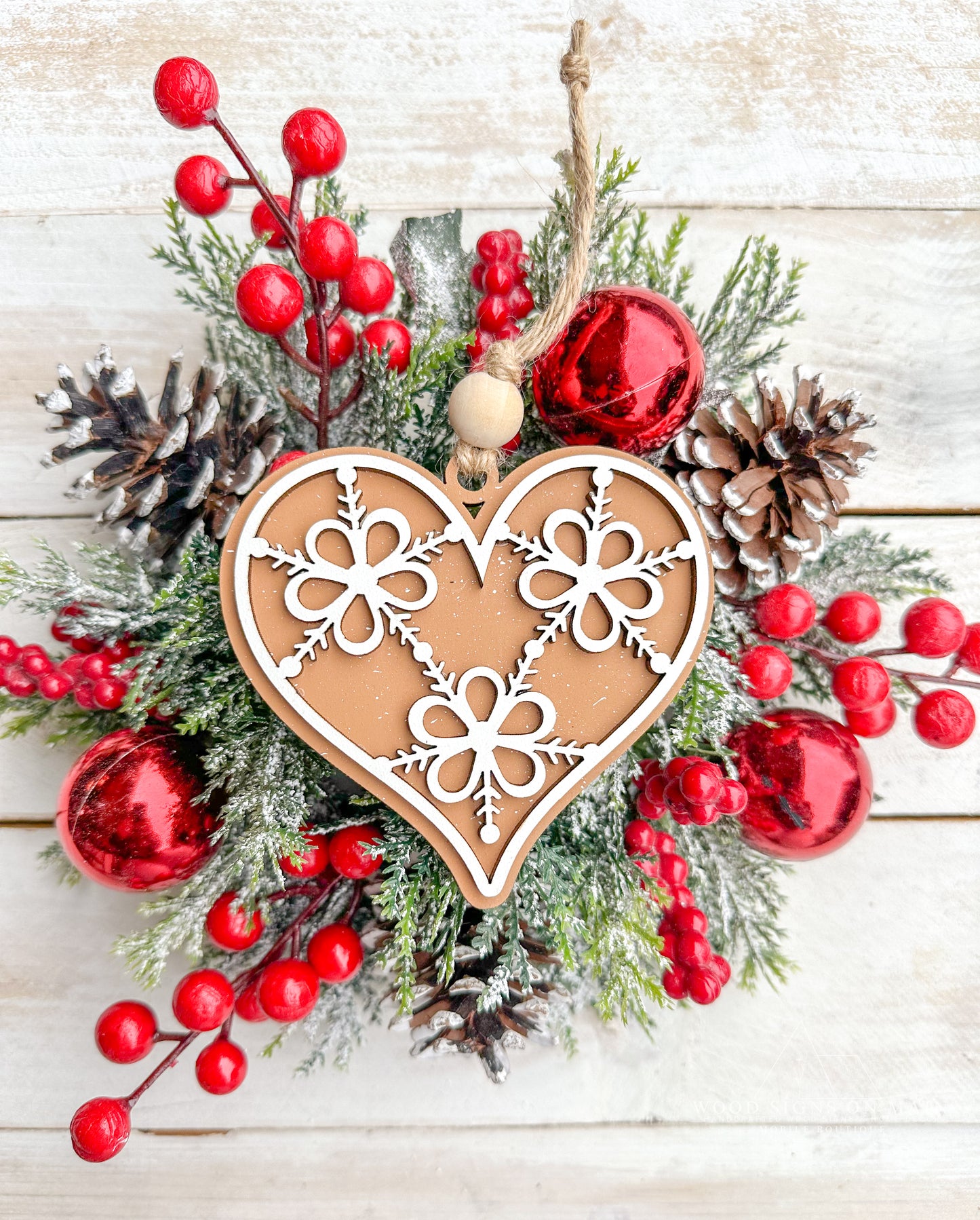 Gingerbread shaped ornament