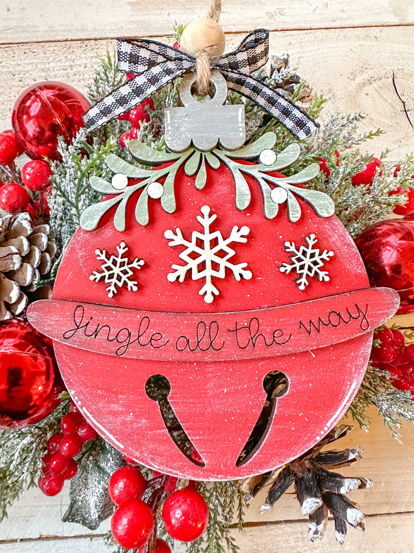 Jingle all the way ornament
