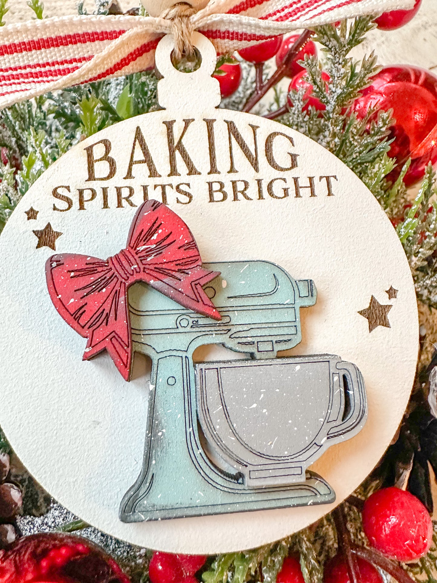 Baking spirits, bright Christmas Ornament