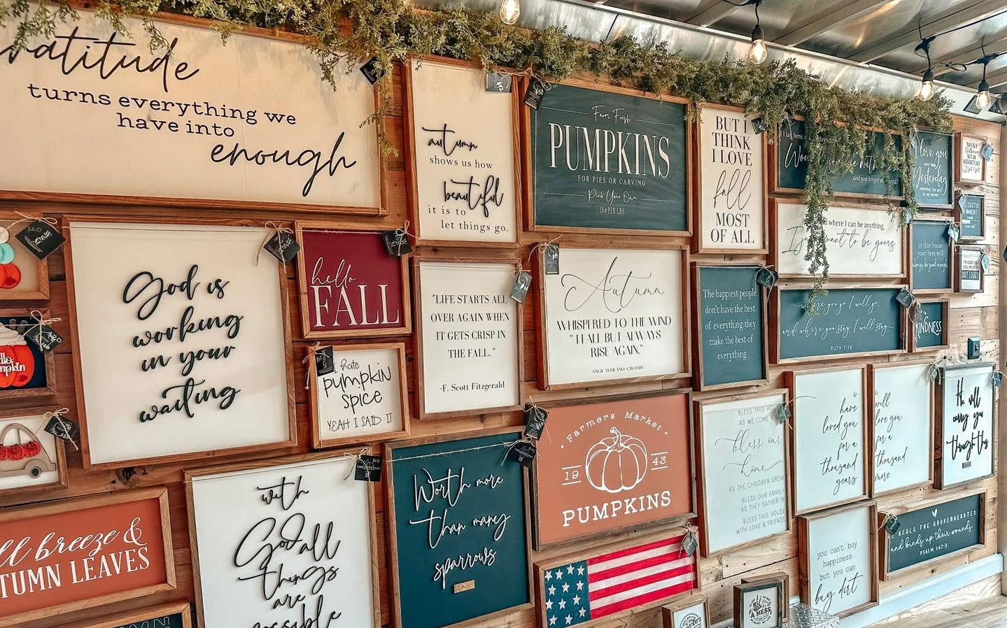 Hand Painted Wood Signs