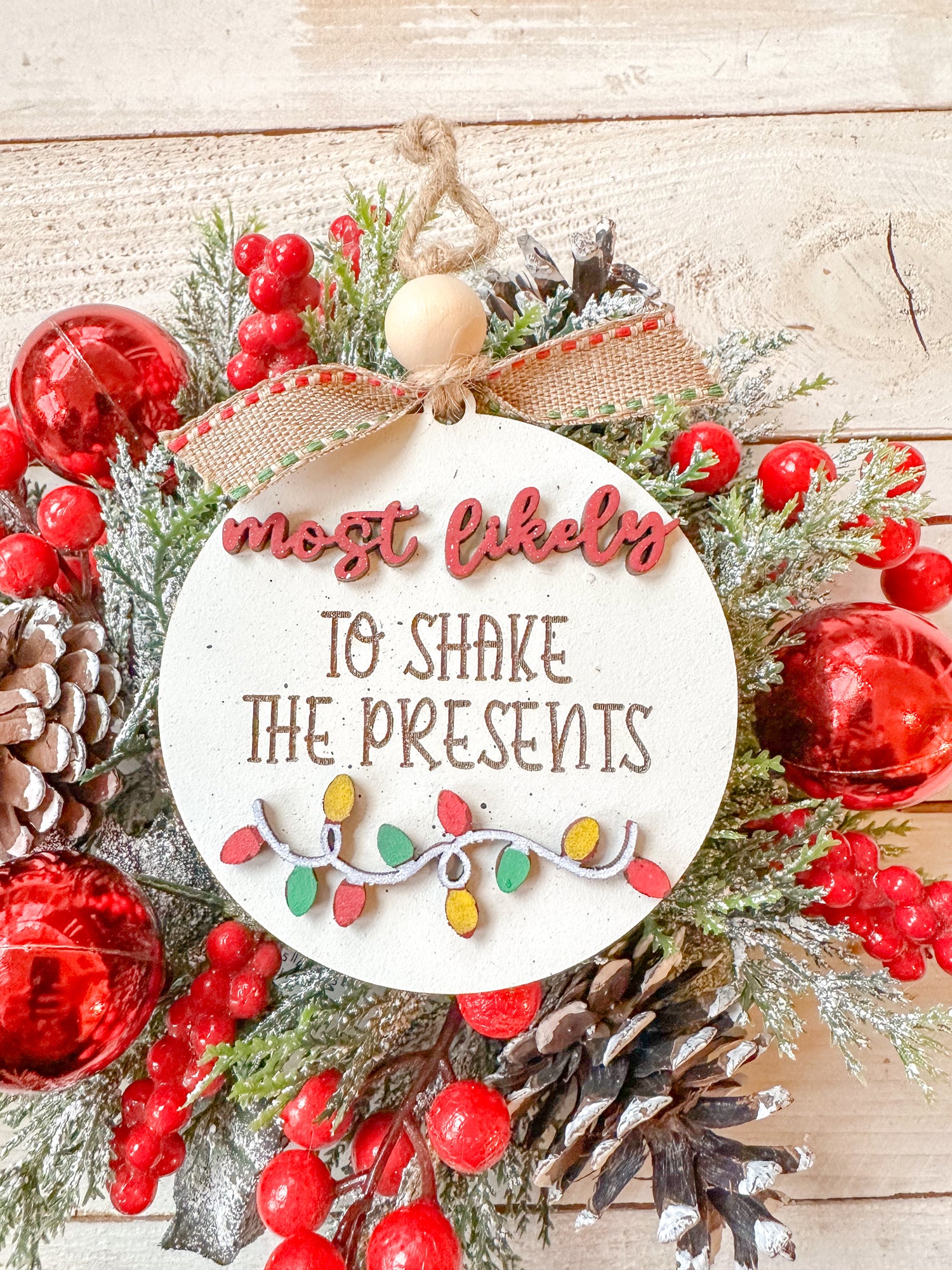 To shake the presents