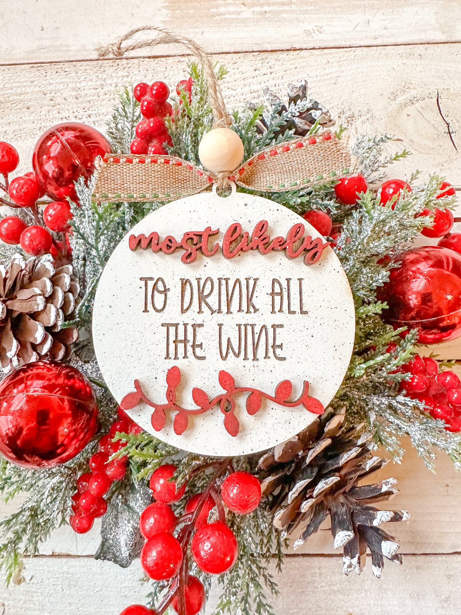 To drink all the wine