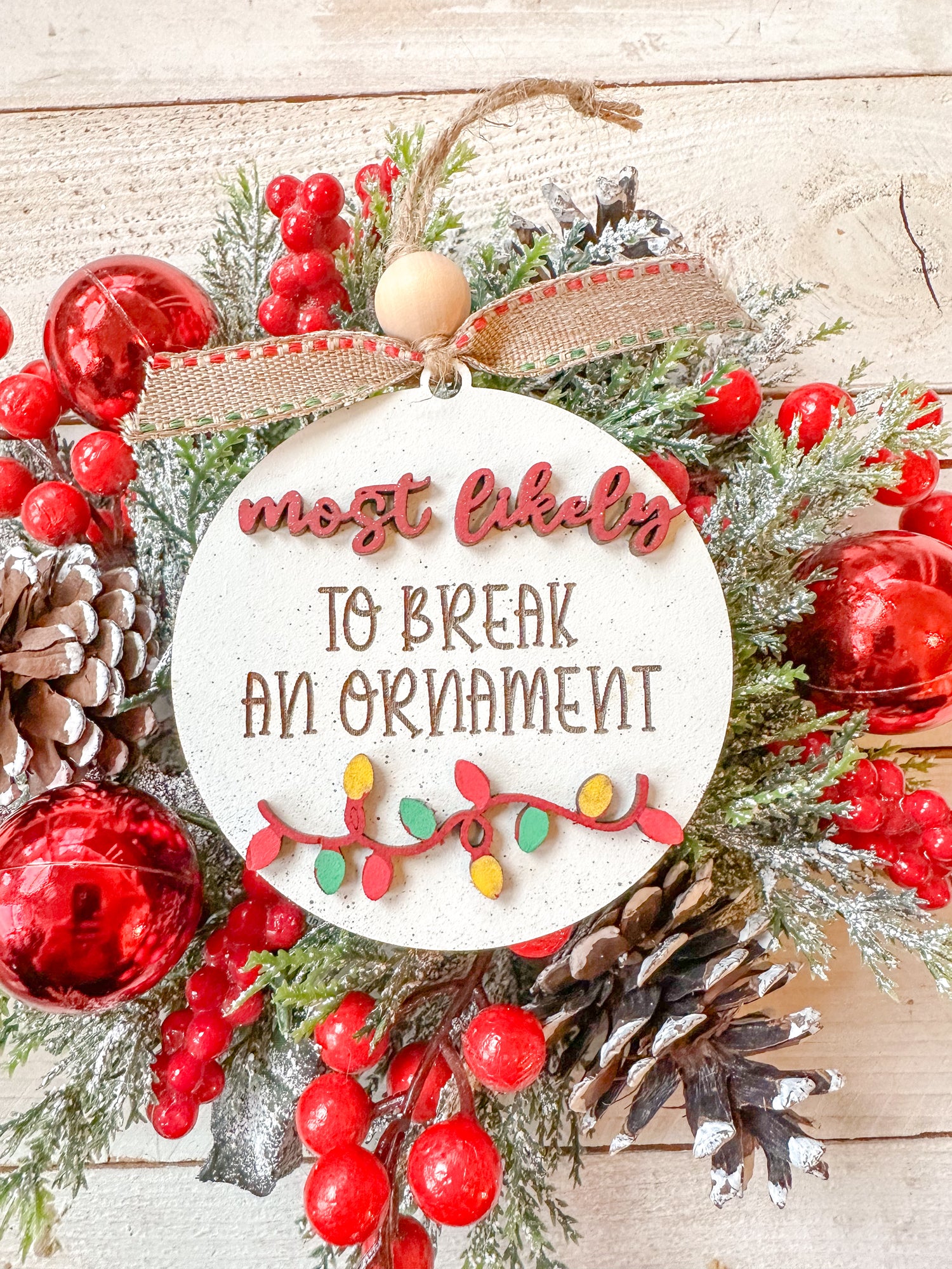 To break an ornament