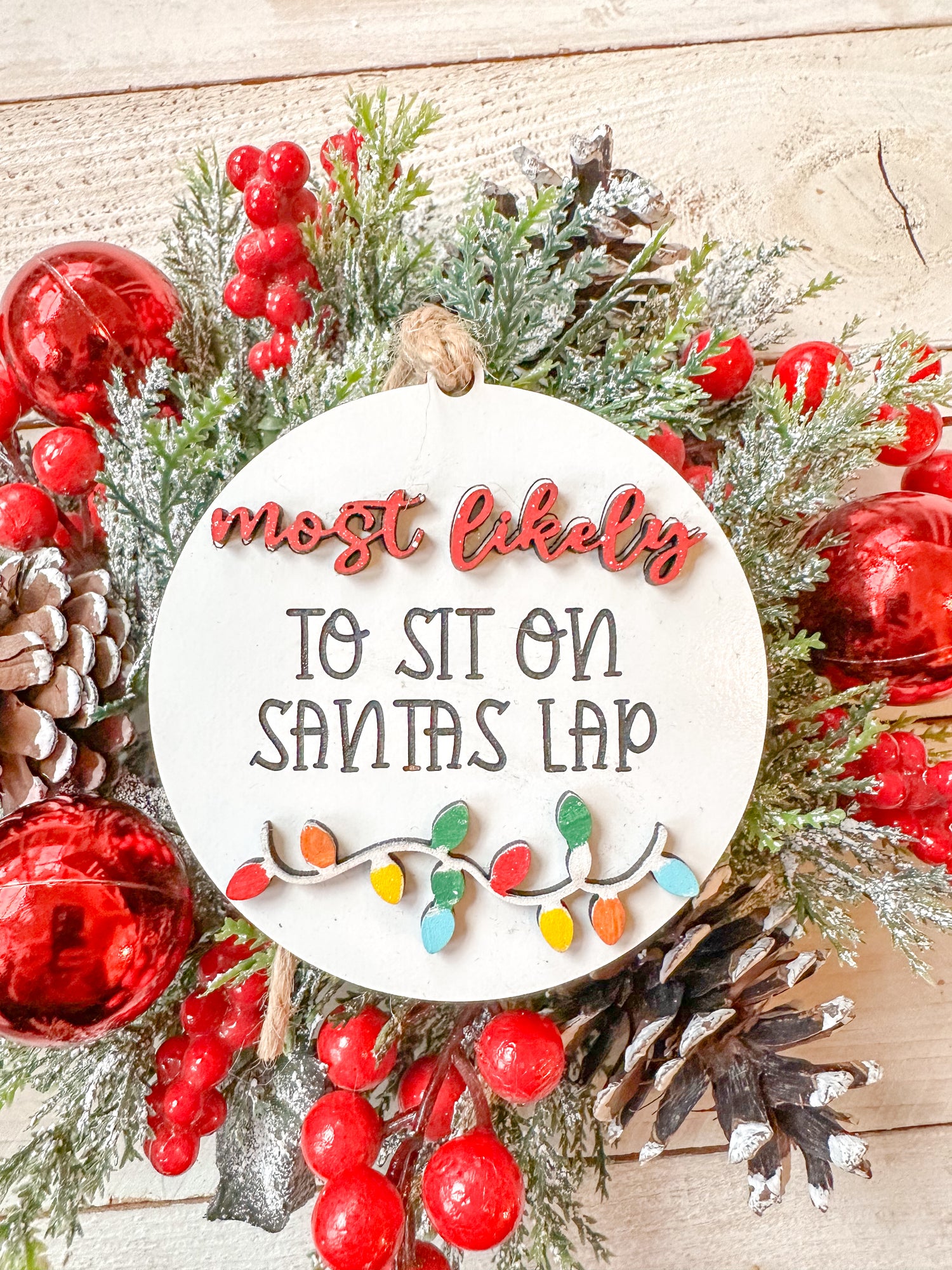 To sit on Santa’s lap