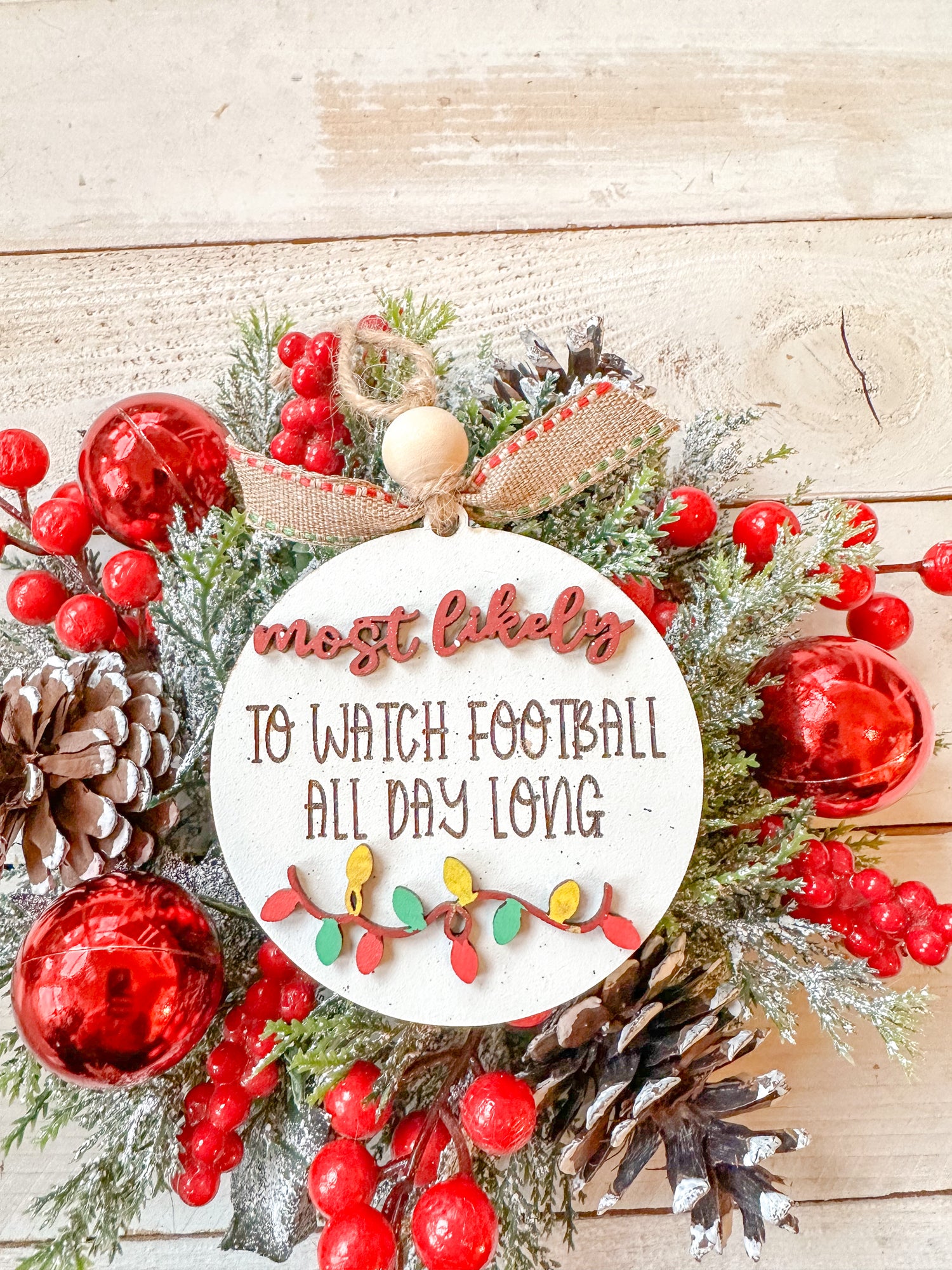 To watch football all day long