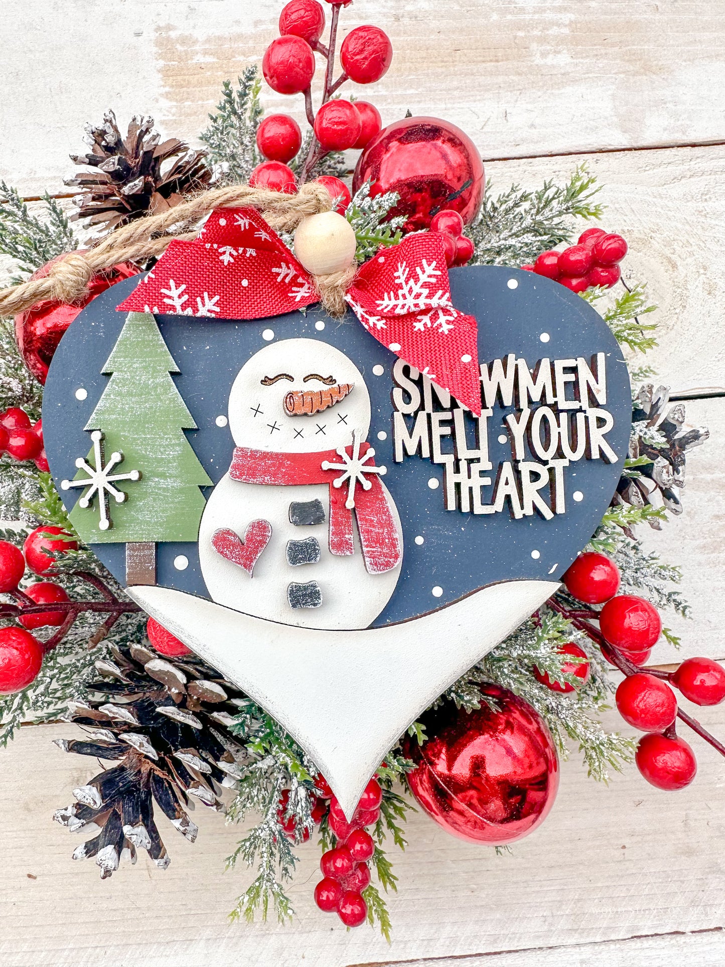 snowmen melt your heart ornament