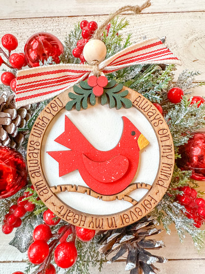 Always With You Cardinal Memorial Ornament