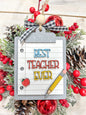 Best Teacher Ever Clipboard Ornament