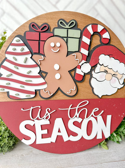 It’s the season wood door round