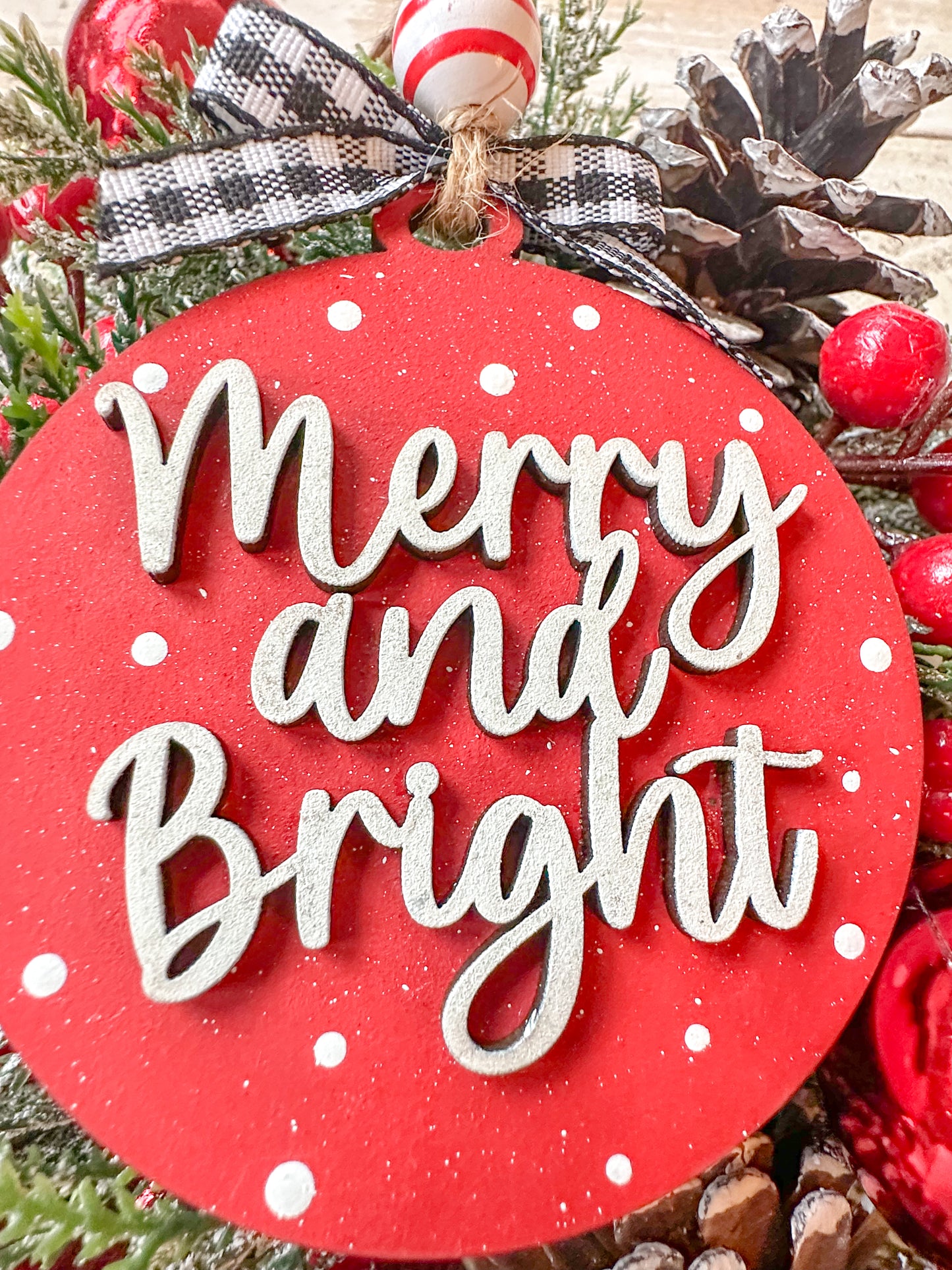 Merry and Bright Ornament