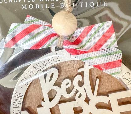 Best Nurse Ever Christmas Ornament