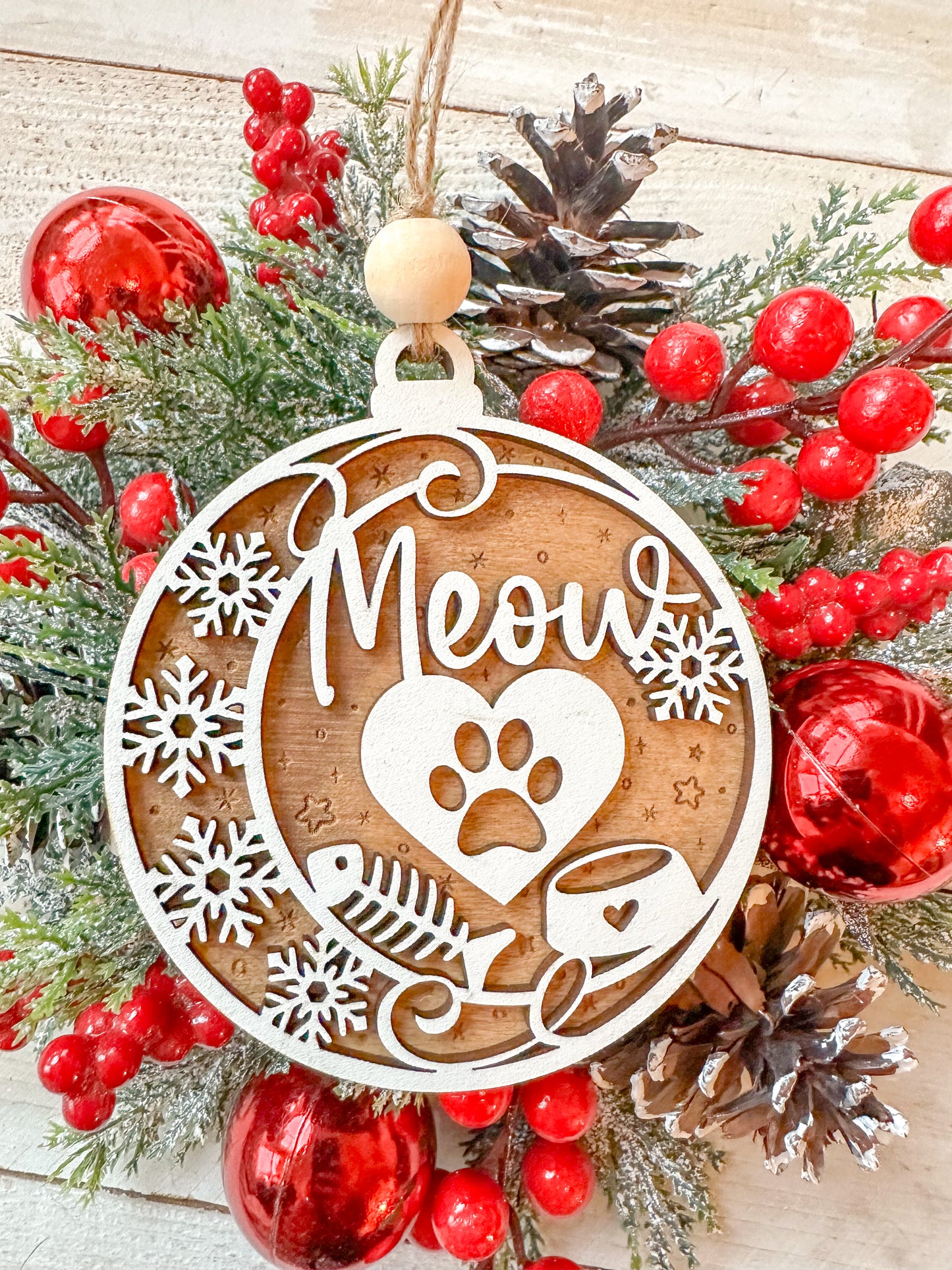 Meow Cat Ornament