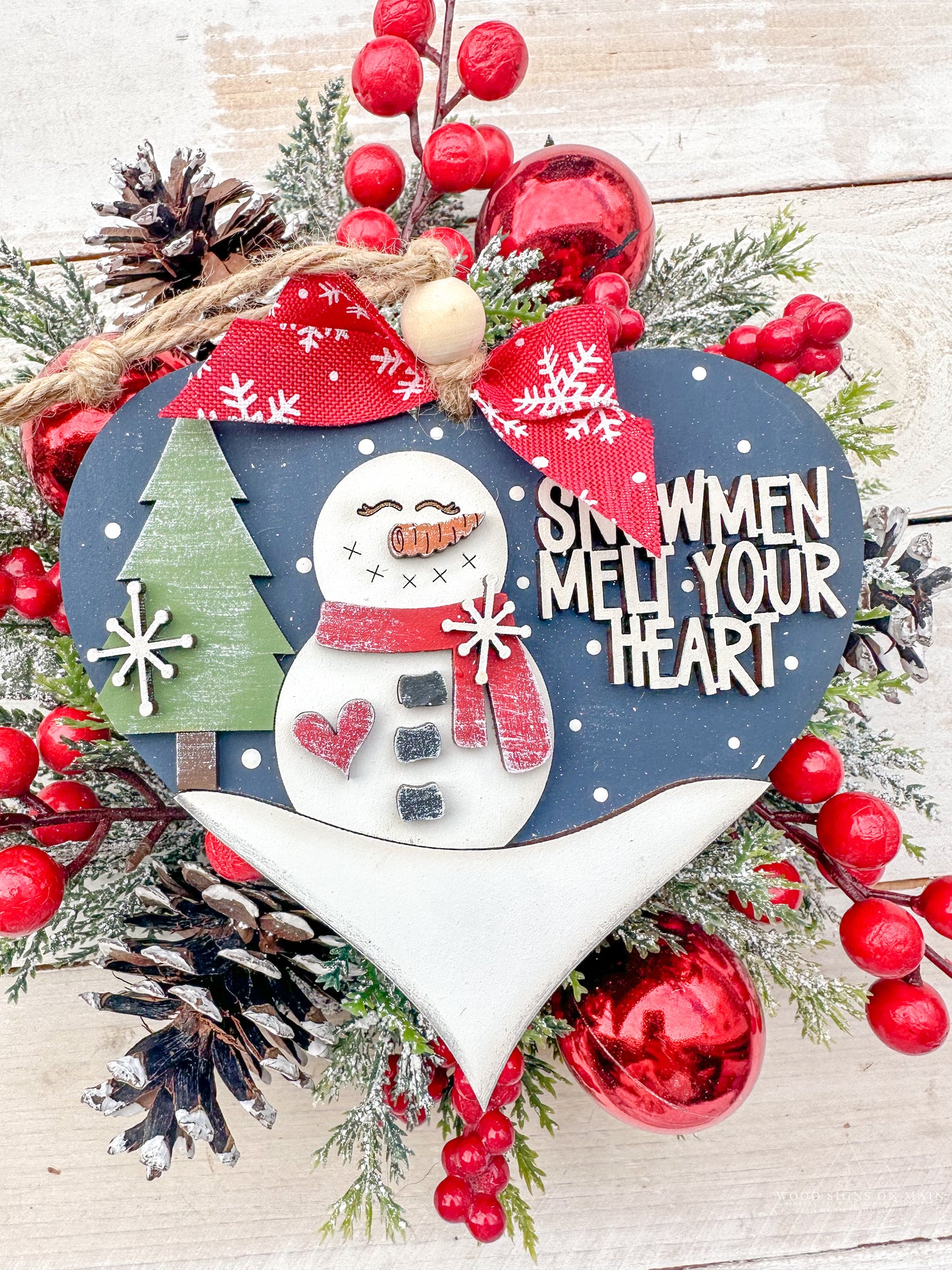 snowmen melt your heart ornament