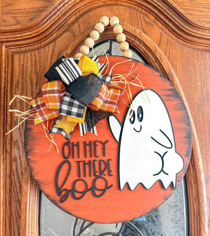 Oh Hey There Boo – Halloween Ghost Door Hanger