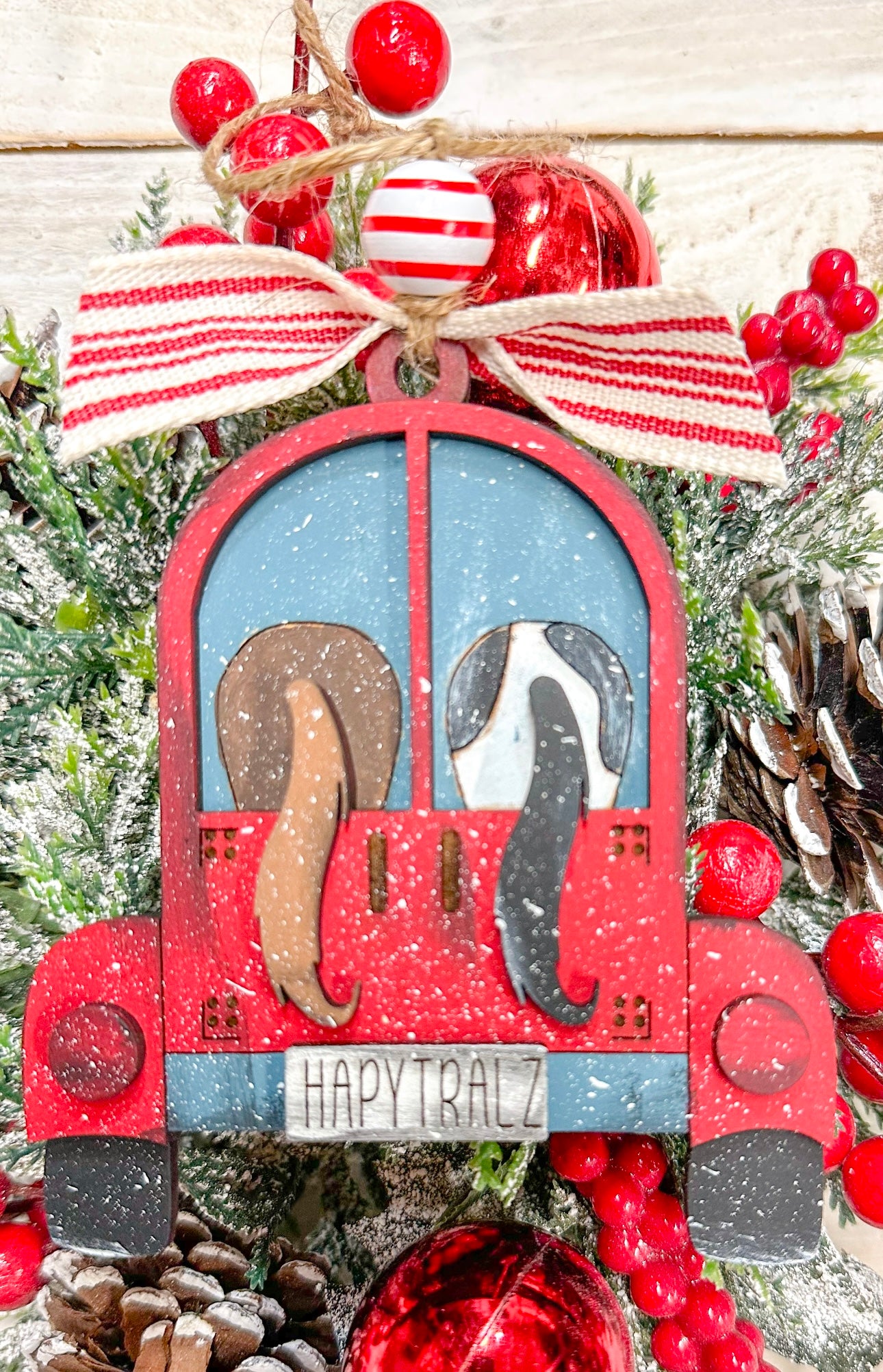 Happy Trails Horse Trailer Ornament