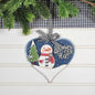 Snowmen Melt Your Heart Christmas Ornament