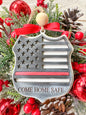 Fire Fighter Badge Come home safe Ornament