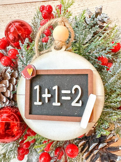 Chalkboard Teacher Ornament
