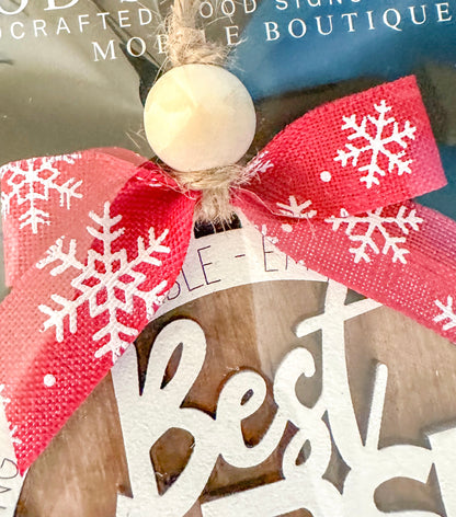 Best Nurse Ever Christmas Ornament