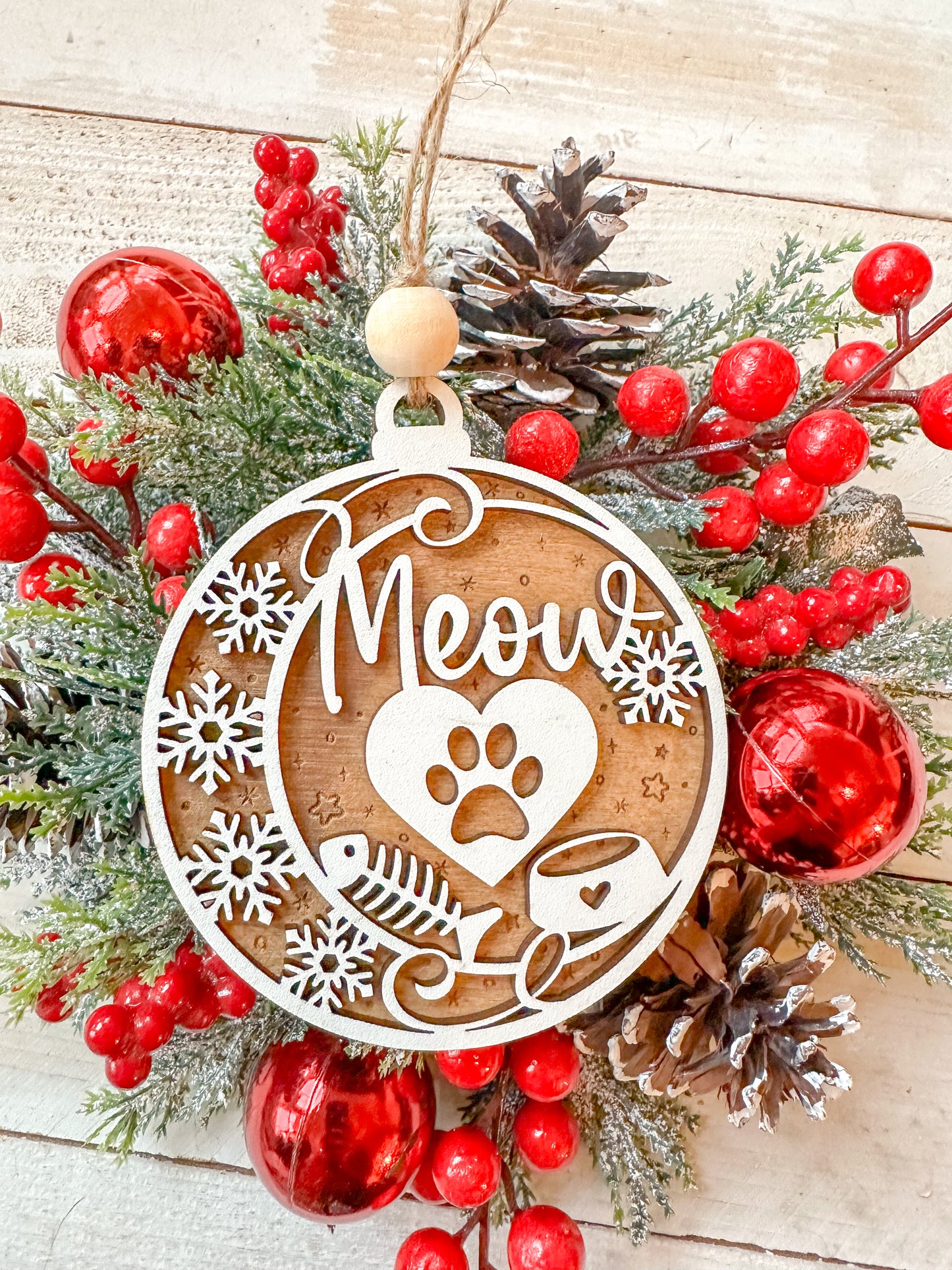 Meow Cat Ornament