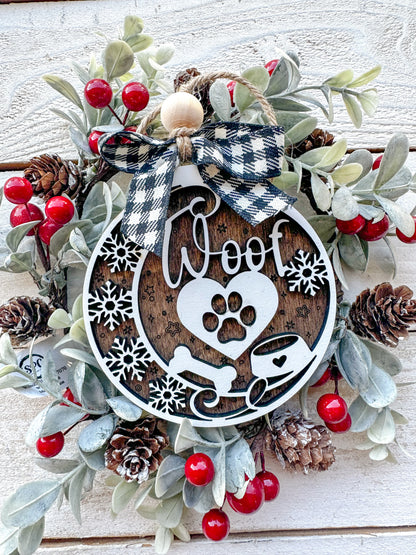 Woof Dog Ornament