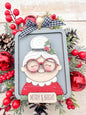 Mrs. Claus baking sheet ornamnet