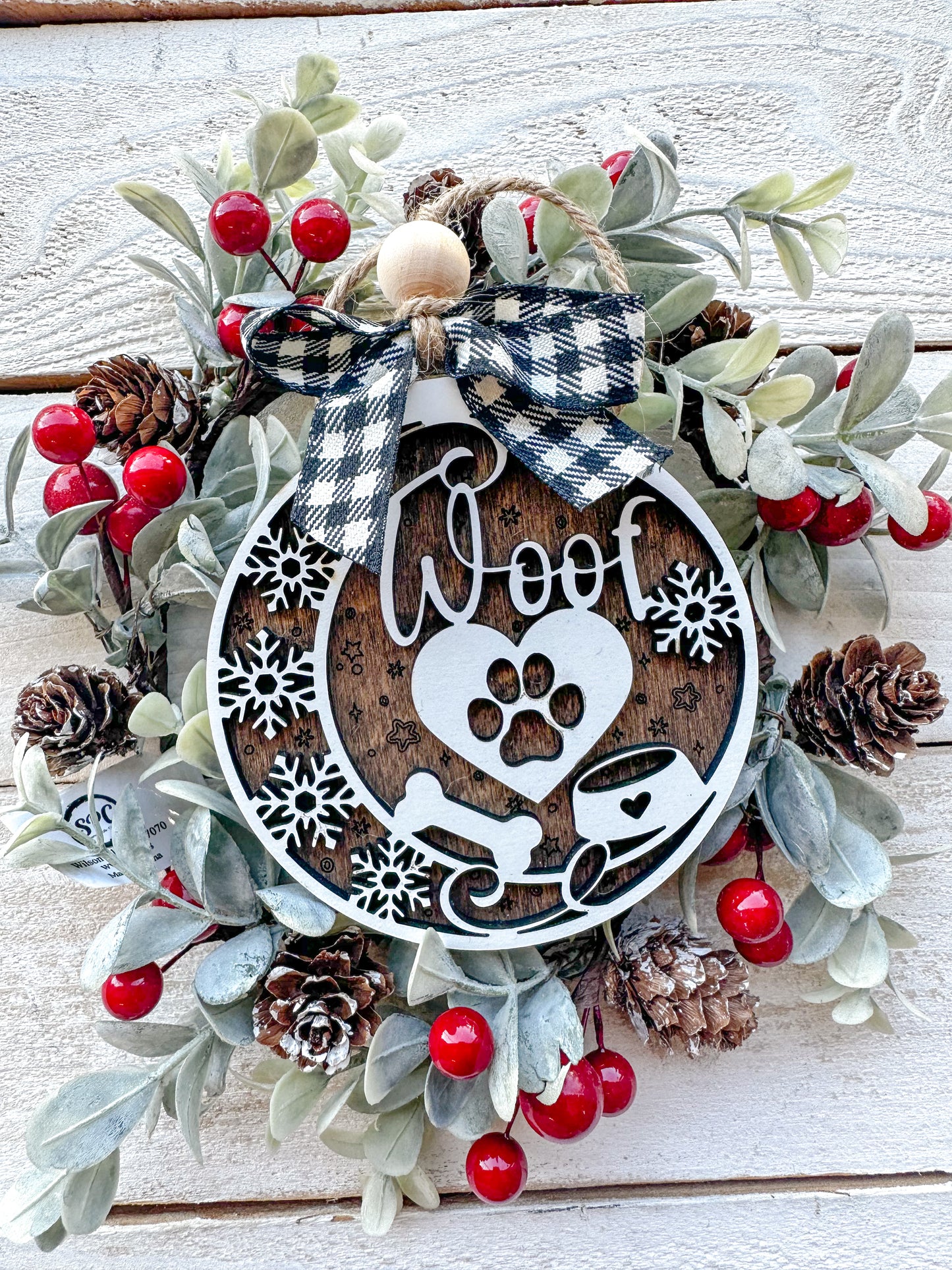 Woof Dog Ornament