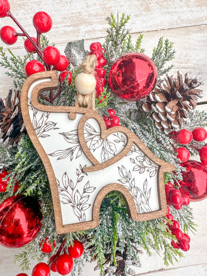 Sisterhood Elephant Ornament