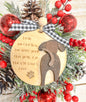 Dear Santa paws dog ornament
