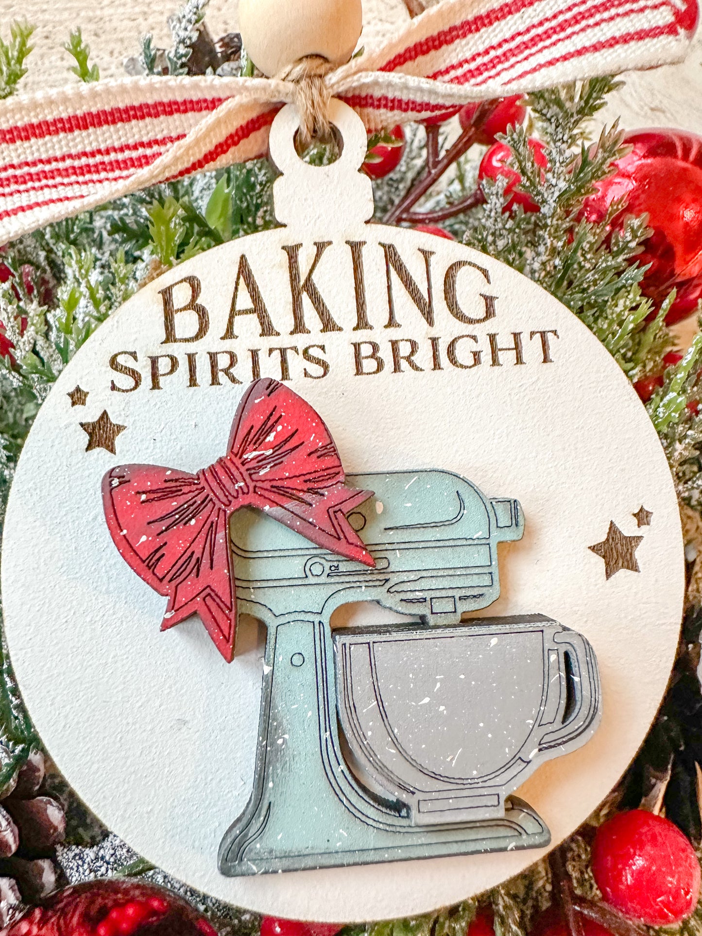 Baking spirits, bright Christmas Ornament