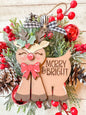 Merry & Bright Reindeer Ornament