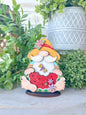 Standing Watermelon Gnome – Handmade Wooden Shelf Sitter