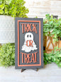 Trick or Treat Laser Cut Decor W/ Easel