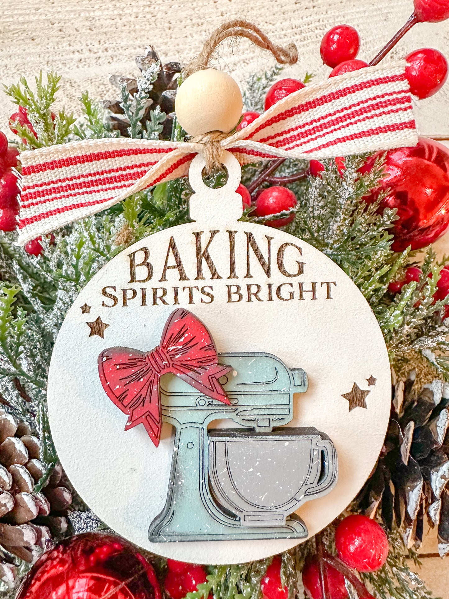 Baking spirits, bright Christmas Ornament