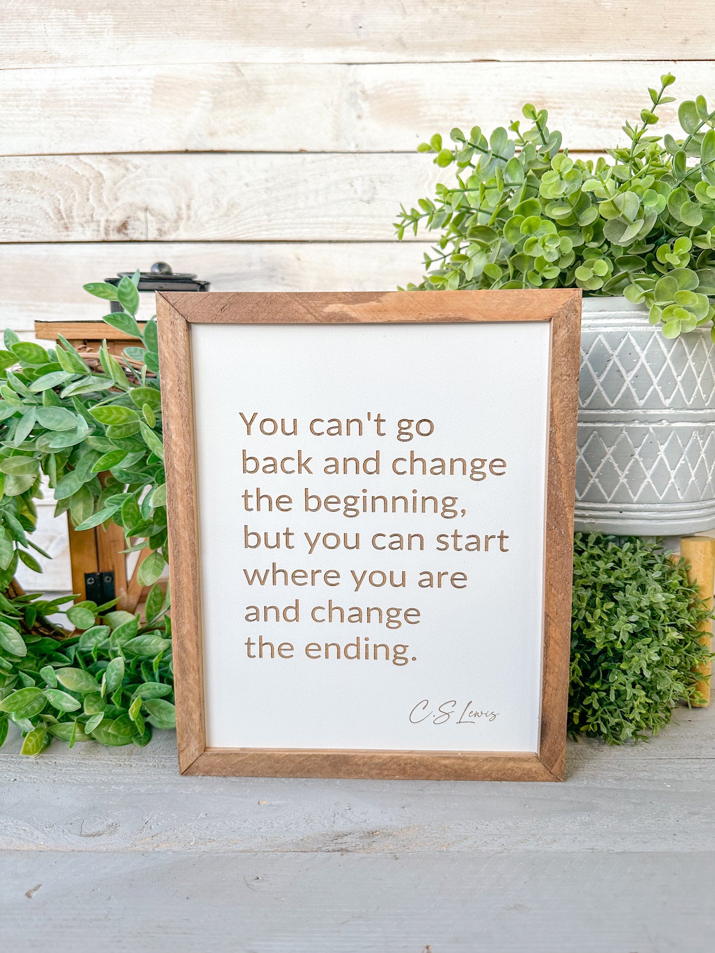 You can’t go back - C.S Lewis