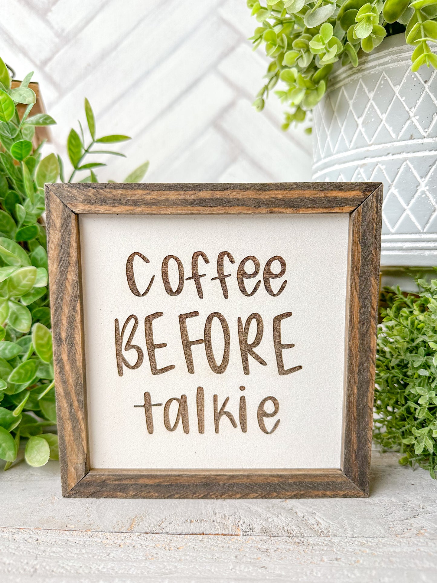 Try That in a Small Town Laser Engraved Wood Sign