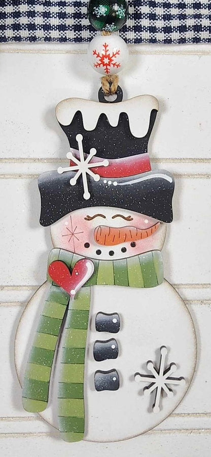 Snowman Winter Christmas Ornament