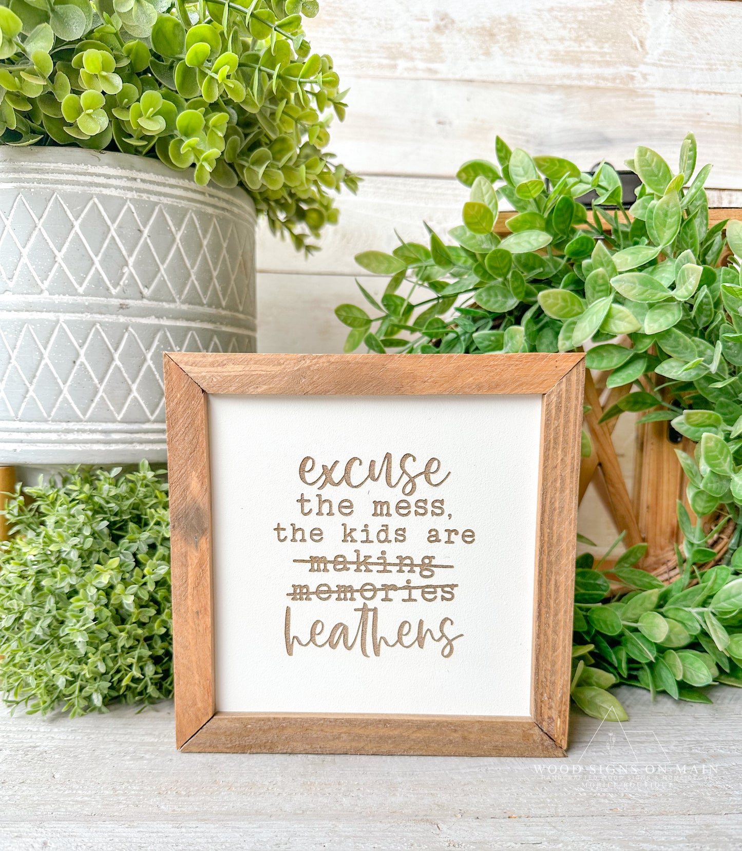 Excuse the mess, the kids are making memories