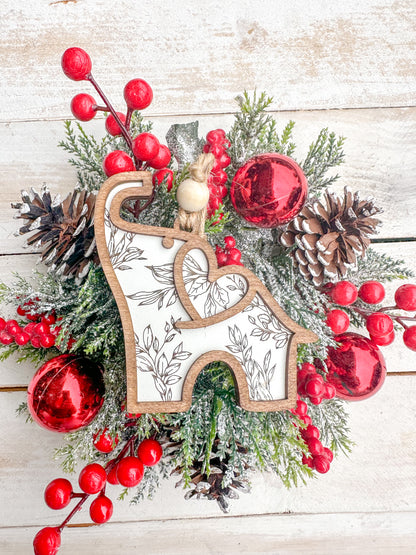 Sisterhood Elephant Ornament