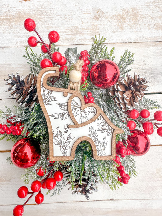 Sisterhood Elephant Ornament