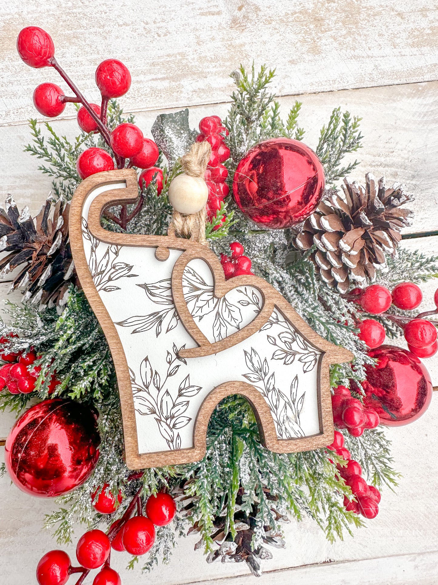 Sisterhood Elephant Ornament