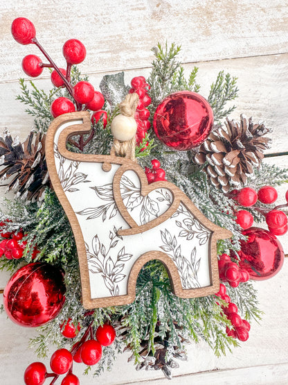 Sisterhood Elephant Ornament