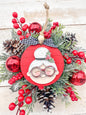 Mrs. Claus round ornament