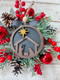 Nativity Scene Christmas Ornament – Handcrafted Religious Holiday Decor